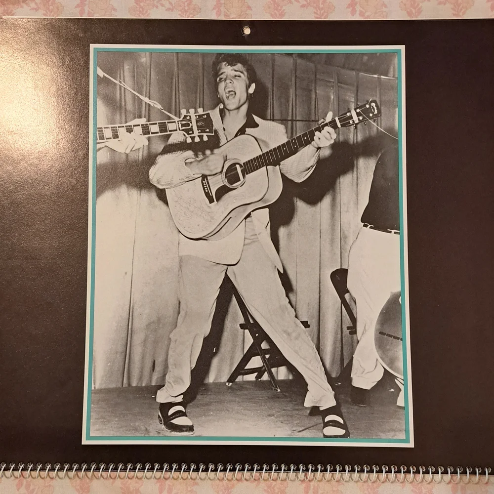 Vintage 1990 Elvis Calendar VGC